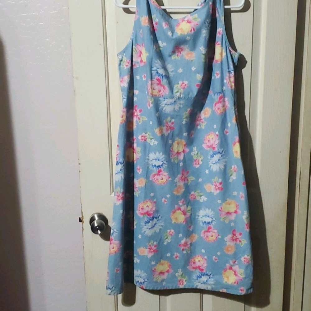 Liz Claiborne Denim floral dress